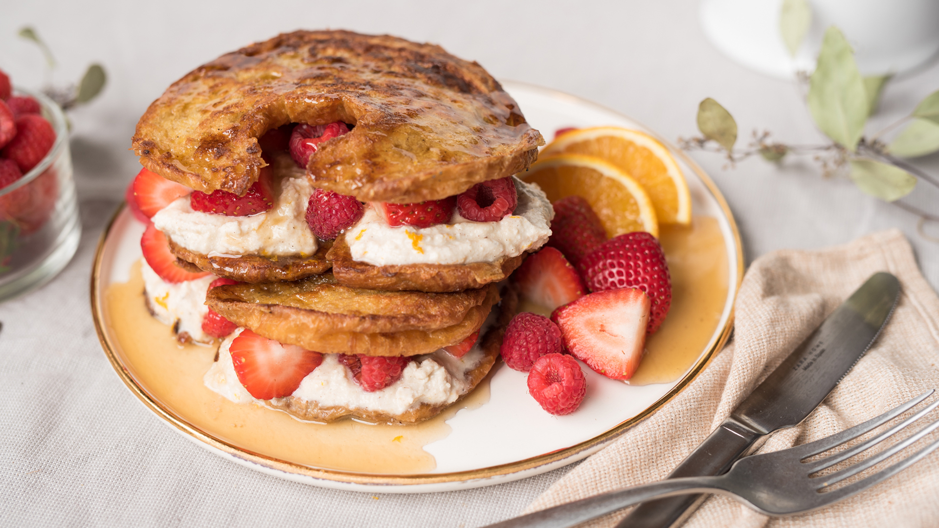 Croissant French Toast - Humanity Bakery